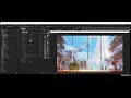 【After Effects】 外の世界　コンポジット処理の様子 / 自主制作アニメーション制作中