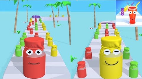 Juice Run🍹 Skin-5 New Gameplay Tutorial(Android iOS) Level-82#juicerun3d #smartexperimentworld