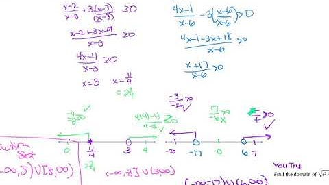 Ch 2.7 Nonlinear Inequalities Ex 5 and 7
