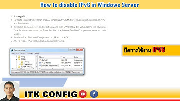 EP.105-How to disable IPv6 in Windows Server
