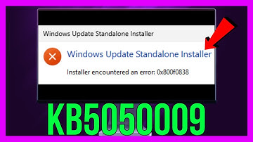 How to FIX Windows Update Standalone Installer Error 0x800F0838 (2025)