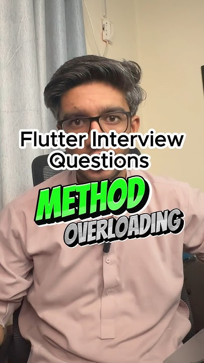Flutter Interview Questions || Method overloading in Dart #dartlanguage ...
