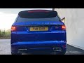 2021 Range Rover sport svr startup and exhaust sound