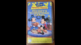 Mickey's Christmas Carol Middle East ENGLISH VHS Opening (Disney) 1998