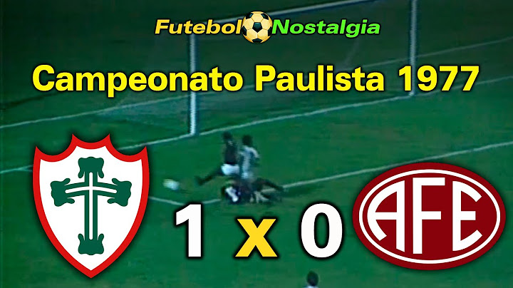 Portuguesa 1 x 0 Ferroviária - 23-03-1977 ( Campeonato Paulista )