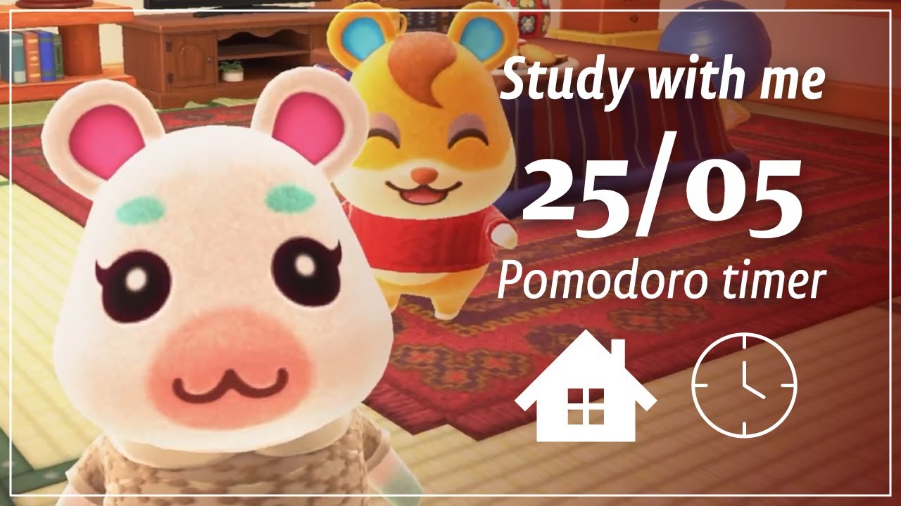 【あつ森ポモドーロタイマー】ゆきみとハム助と一緒に過ごす年末年始○ピアノが聞こえる実家でのんびり○Study with me【勉強用・作業用BGM】