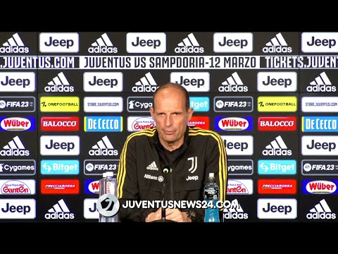 Conferenza stampa Allegri: «Domani non dobbiamo giocare, dobbiamo vincere. Pogba...» - VIDEO 1 Conferenza Allegri pre Juve-Sampdoria: “Con la Samp per andare secondi. Di Maria e Chiesa out