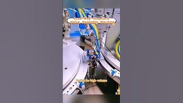 Fully Automated: Three-Way Stopcock Valve Assembly Machine at Work!