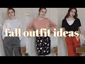 FALL OUTFIT IDEAS: styling thrifted clothing