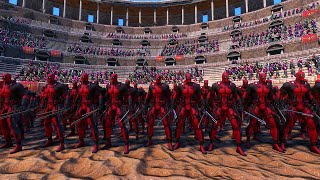 1000 Wolverine VS 1000 Deadpool ! Ultimate Epic Battle Simulator - UEBS screenshot 1