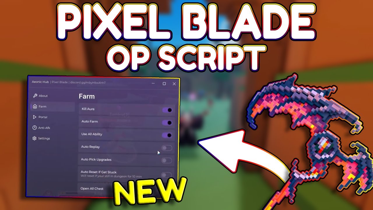 *NEW* Pixel Blade OP Script (PASTEBIN) 2025 [World 4👁️]