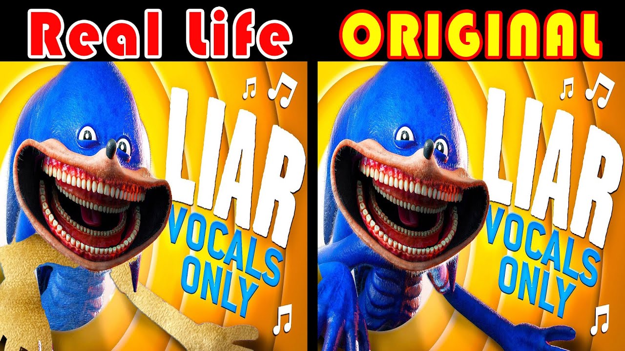 [A CAPELLA] Shin Sonic - Liar - Sonic The Hedgehog 3 Animation | Sonic Original vs Plush Toys