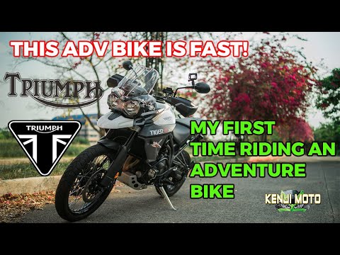 Triumph Tiger 800 Review & Sound Check Yoshimura 3 cylinder adv bike