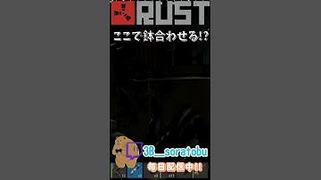 地下に向かおうとしたら。。。 #shorts  #rust  #pvp  #夫婦実況