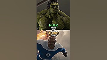Hulk vs Thing #short #shorts #marvel #mcu #hulk #battle
