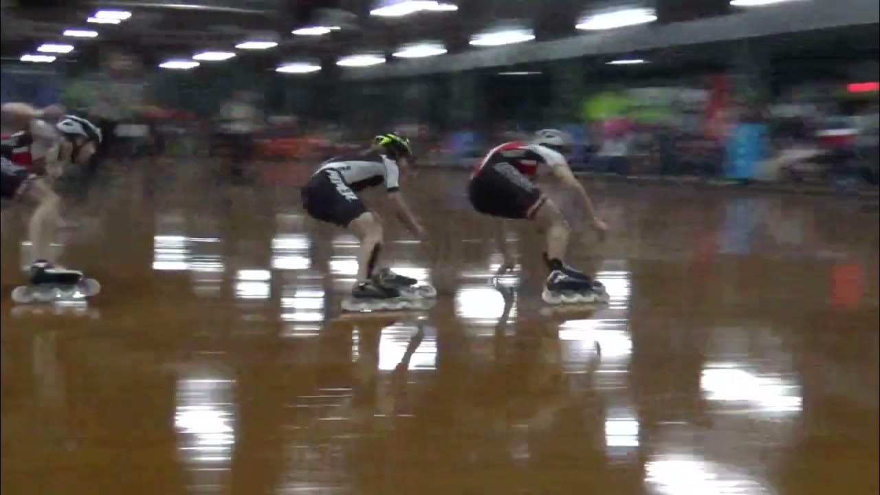 Indoor Inline Speed Skating Jr World Class Men 1000 final emerald