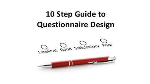 how to develop questionnaire for research paper l definition l types of Questionnaire l step by step