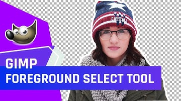 How to Remove Background in Gimp | Foreground Select Tool | Gimp Tutorial