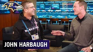 John Harbaugh 1-on-1 at the 2019 NFL Combine | Baltimore Ravens