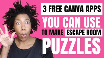 3 FREE Canva Apps You Can Use to Make Escape Room Puzzles + Scavenger Hunt Puzzles