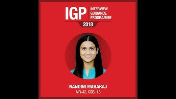 IAS Topper Rank-42 Nandini Maharaj from Unique Shiksha