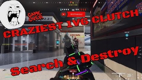 Insane 1v6 MW3 Clutch!!!