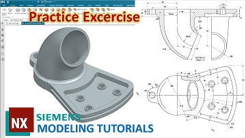 Siemens NX Modeling Tutorials #29 | Excercise for build 3d model to improve skills for beginners