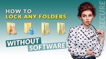 How to Lock Folders in Windows 10 without Software (2020) - Password protected folder in Windows 10