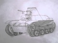 How to draw military vehicles:WWII Ha-Go tank.