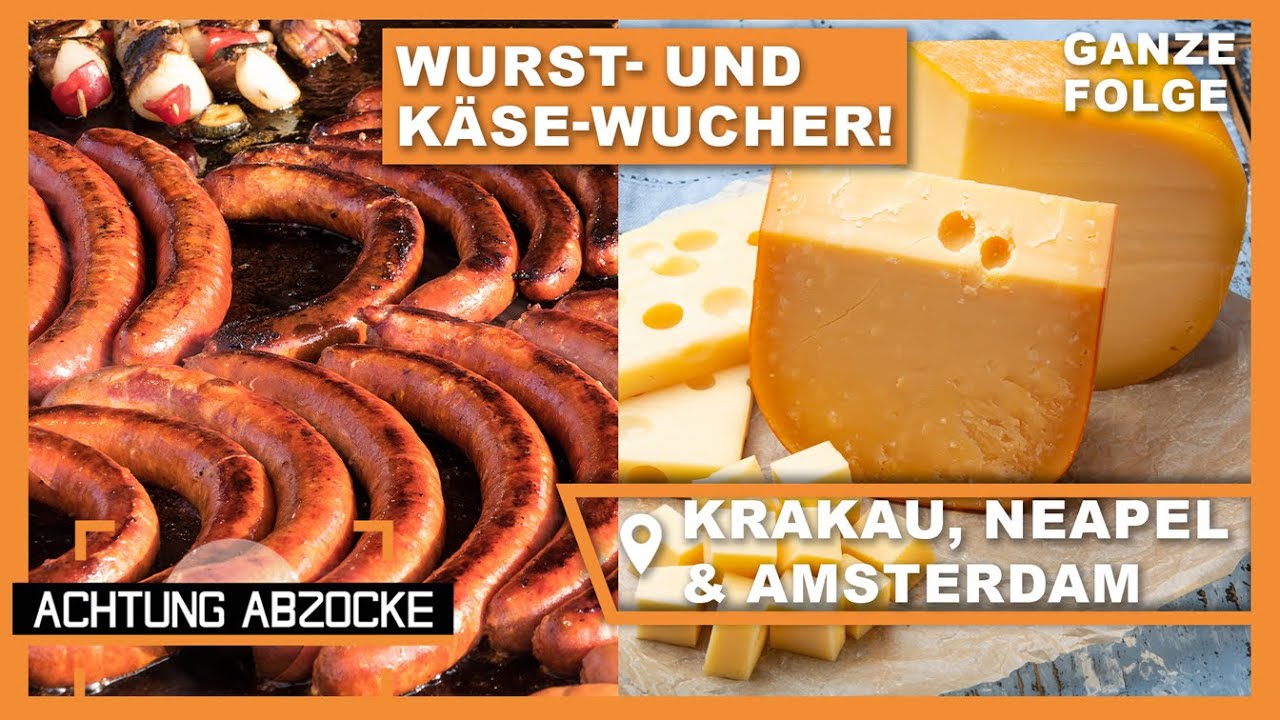 Wie dir ABZOCKER WURST & KÄSE vom Brot ziehen! WUCHER in Krakau und Amsterdam! | Achtung Abzocke