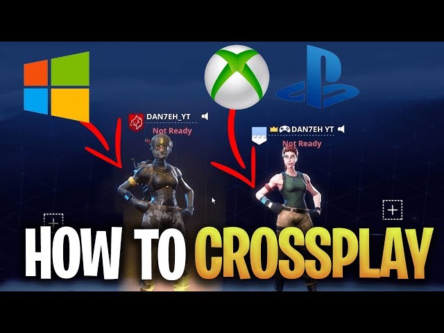 FORTNITE HOW TO PLAY PS4 WITH XBOX ONE! HOW TO CROSS PLATFORM XBOX ONE PS4  FORTNITE OPEN BETA! 