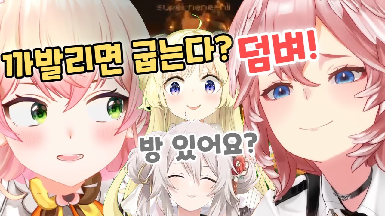 오늘도 악행을 저지르는 네포라보 비밀결사 [ 홀로라이브 / 츠노마키 와타메 / 모모스즈 네네 / 시시로 보탄 / 타카네 루이 ]