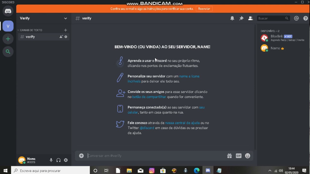 Como se verificar no Bloxlink no discord 