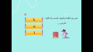 بوربوينت درس حرف التاء لغتي الصف الأول الابتدائي