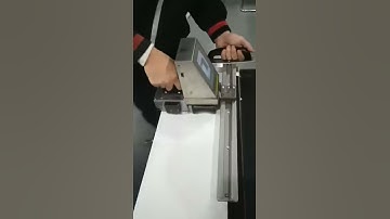 Large format inkjet printer with guide rail, 54mm print height, variable data printing machine.