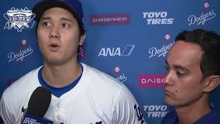 Shohei Ohtani Discusses Tying Hideki Matsui's Home Run Record, Yoshinobu Yamamoto's Start & More by Dodgers Nation 5,023 views 4 weeks ago 1 minute, 58 seconds