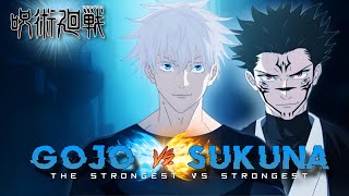 GOJO VS SUKUNA JUJUTSU KAISEN MANGA JJK 221 'COMPLETE FAN ANIMATION' AUDIO HINDI 'sub in English'