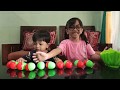 Bongkar surprise egg gachapon fun city  review mainan aikotaro