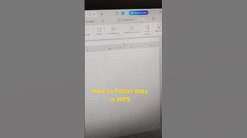 Bagaimana cara memfilter data di lembar Excel WPS? | #WPSOffice | #DataFiltering
