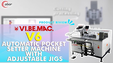 VIBEMAC V6 - AUTOMATIC POCKET SETTER MACHINE WITH ADJUSTABLE HIGS
