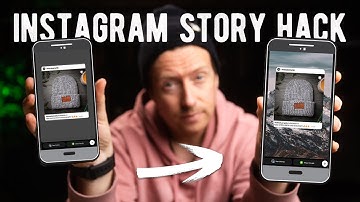 INSTAGRAM STORY HACK 2022 // HOW TO ADD A BACKGROUND PHOTO WHEN SHARING A FEED POST!!