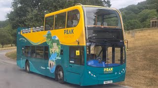 Thrash!! Stagecoach Peak District Scania N230UD Alexander Enviro 400 15719 - YN60 CKU