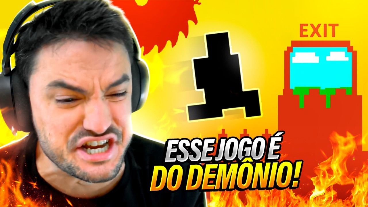 JOGUEI O JOGO DO DEMÔN1O!!! Level Devil #1