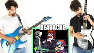 Friday Night Funkin' Garcello mod but it's guitar VS bass - Headache