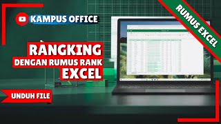 CARA MEMBUAT RANKING DI EXCEL DENGAN RUMUS RANK