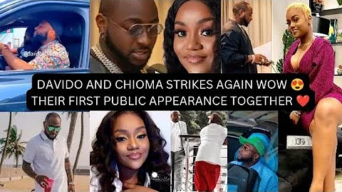 WOW😍DAVIDO & CHIOMA STRIKES AGAIN👉THEIR FIRST PUBLIC APPEARANCE TOGETHER DRIVING IN THE DAVIDO CAR💖