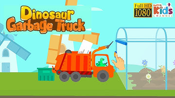 Dinosaur Garbage Truck 2021 for Kids Game Review 1080p Official Yateland - Learning Games