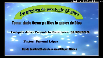 Tema: dad a Cesar y a Dios lo que es de Dios   en tsotsil