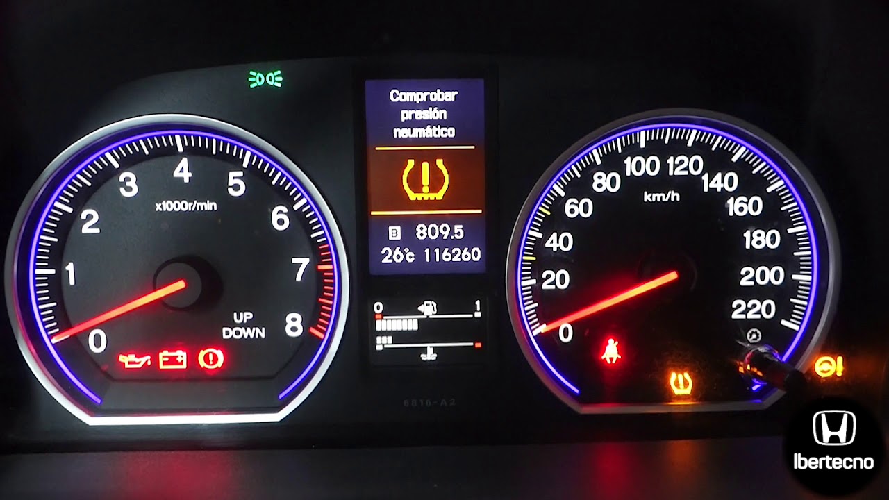 Calibración sistema desinflado Honda CRV - YouTube