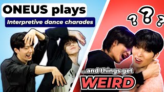We played a chaotic game of charades with ONEUS! 😂